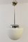 Vintage Bauhaus Style Opal Glass Ceiling Lamp, Image 1