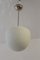 Vintage Bauhaus Style Opal Glass Ceiling Lamp, Image 3