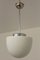 Vintage Bauhaus Style Opal Glass Ceiling Lamp 6