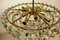 Mid-Century Gilded Leaded Crystal Chandelier from Bakalowits & Söhne, 1960s, Image 2