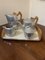 Vintage Tea & Coffee Set on Tray from Pisquot Ware, Set of 5 1