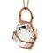 18k Solid Rose Gold Six Senses Talisman Pendant Necklace with Natural Rock Crystal by Rebecca Li, 2018 1