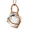 18k Solid Rose Gold Six Senses Talisman Pendant Necklace with Natural Rock Crystal by Rebecca Li, 2018, Image 1