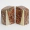 Art Deco Red Marble Bookends, 1930s, Set of 2 8