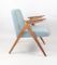 Vintage Bunny Turquoise Easy Chair by Jozef Chierowski, 1970s 11