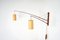 Teak & Straw Wall Light by Rupprecht Skrip for Skrip Leuchten, 1950s 4