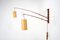 Teak & Straw Wall Light by Rupprecht Skrip for Skrip Leuchten, 1950s, Image 6