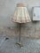 Lámpara de pie industrial vintage de latón, años 70, Imagen 1