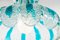 Lámpara colgante vintage grande floral con pétalos de cristal de Murano de Carlo Nason para Mazzega, Imagen 4