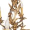 Antiker Kronleuchter aus vergoldeter Bronze mit 6 Leuchten 10