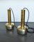 Vintage Guldpendel Brass Pendants by Vilhelm Lauritzen for Louis Poulsen, Set of 2 5