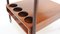 Mid-Century Italian Teak Bar Trolley with Folding Trays from Galimberti 4