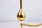Portacandela a pendolo vintage in ottone, Immagine 6