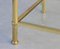 Large Neoclassical Brass & Glass Coffee Table, 1970s, Image 12