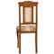 Antique Art Nouveau Walnut Side Chairs, Set of 2, Image 4