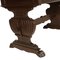 19th Century Hand Carved Solid Walnut Desk with Chair from Dini & Puccini, Set of 2 4