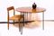 Round Teak Dining Table with Steel Legs, 1960s 8