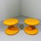 Tavolini ABS Space Age gialli, anni '60', set di 2, Immagine 8