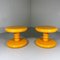 Tables d'Appoint ABS Space Age Jaunes, 1960s, Set de 2 9