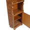 Italian Hand-Carved Walnut Wax-Polished Bookcase, 1950s 6