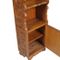 Italian Hand-Carved Walnut Wax-Polished Bookcase, 1950s, Image 6
