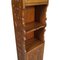 Italian Hand-Carved Walnut Wax-Polished Bookcase, 1950s, Image 5