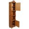 Italian Hand-Carved Walnut Wax-Polished Bookcase, 1950s, Image 3