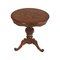 Baroque Burl & Carved Walnut Wax-Polished Round Coffee Table, 1940s, Image 2