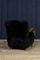 Yeti-Sessel aus schwarzem Schafsrückenleder von Jindřich Halabala 3