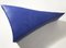 Ottomane Stuffed Triangle en Cuir Bleu Royal par Noah Spencer pour Fort Makers 2
