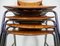 Vintage Stacking Plywood Chairs from Casala, 1970s, Set of 8 13