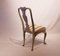 Rococo Dining Chair with Striped Upholstery, 1760, Image 3