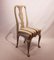 Rococo Dining Chair with Striped Upholstery, 1760, Image 1