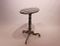 Gustavian Grey Pedestal Table with Checkered Surface, 1840, Image 2