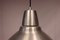 Lámpara de techo de taller de aluminio, años 70, Imagen 5