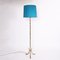 French Brass Faux Bamboo Floor Lamp, 1960s, Image 1
