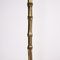 French Brass Faux Bamboo Floor Lamp, 1960s, Image 3