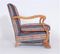 Tschechischer Vintage Sessel mit geschnitztem Gestell 9
