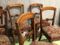 Antique Victorian Mahogany Chairs, Set of 6 9