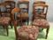 Antique Victorian Mahogany Chairs, Set of 6 5