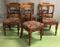 Antique Victorian Mahogany Chairs, Set of 6 1