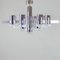 Lámpara de araña vintage con 13 puntos de luz de Gaetano Sciolari, años 70, Imagen 1