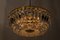 Viennese Brass and Crystal Hanging Lamp, 1960s 13