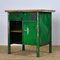 Green Industrial Worktable, 1960s 2