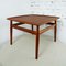 Vintage Teak Coffee Table with Raised Edges, Image 12