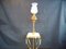 Antique Brass Floor Lamp with Onyx Pedestal 2