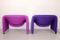 F598 Groovy Chairs by Pierre Paulin for Artifort, 1980s, Set of 2 3