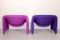 F598 Groovy Chairs by Pierre Paulin for Artifort, 1980s, Set of 2, Image 3