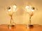 Lámparas de mesita de noche plateadas de Emil Stejnar para Nikoll, años 50. Juego de 2, Imagen 2
