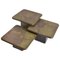 Brutalist Mosaic Nesting Tables by Paul Kingma for Kneip, 1989, Set of 3 4